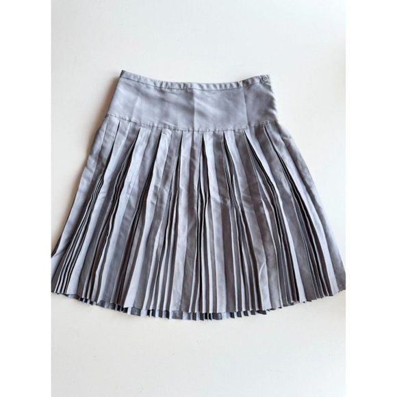 JANE SKIRT in GREEN SILK FAILLE
